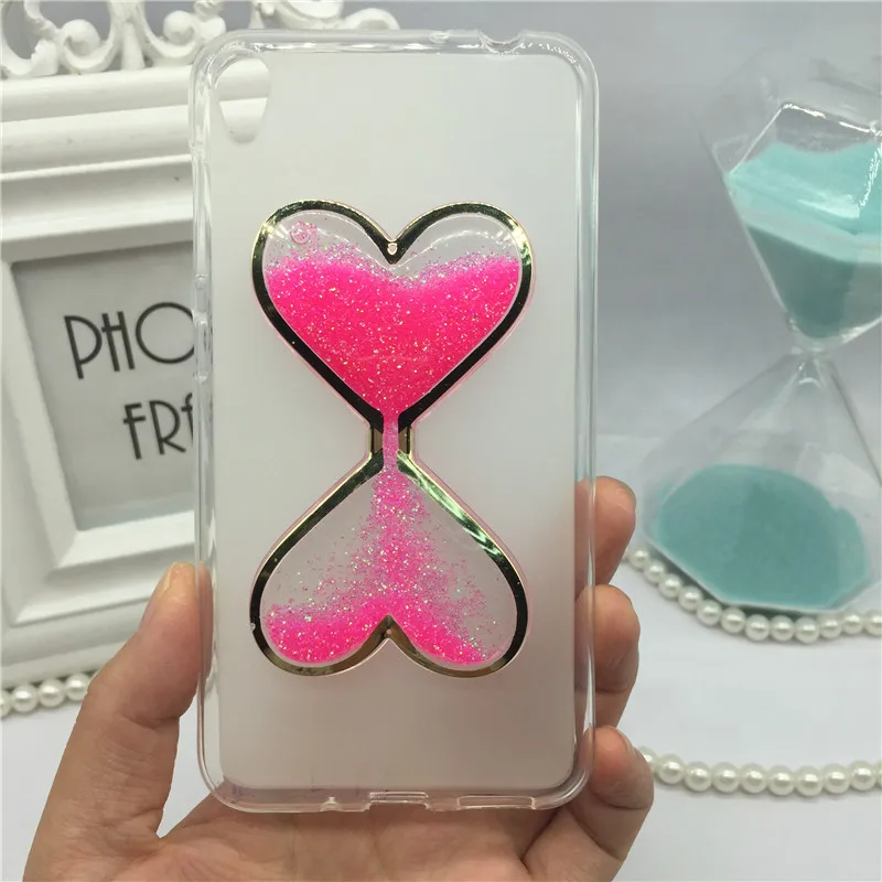 

Liquid Quicksand Dynamic Back Red Cover Phone Case for ASUS Zenfone Live ZB501KL A007 AOO7 ASUS_A007 Sand Glass Shell