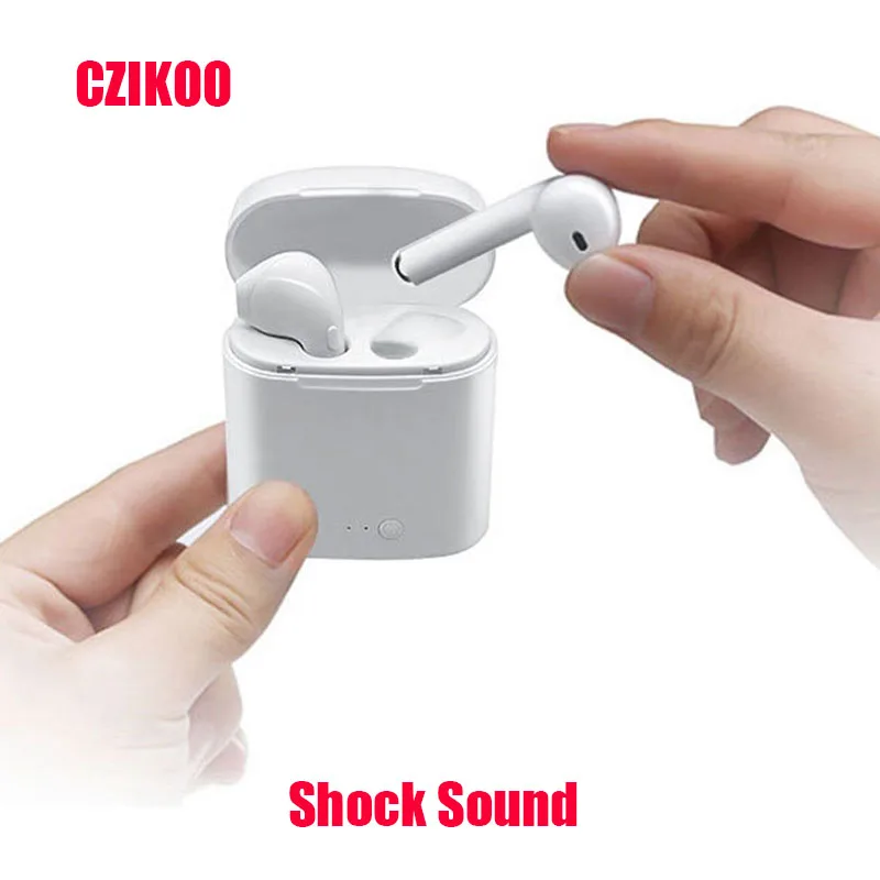 

i7s TWS Bluetooth Earphone True Wireless Earbuds without wired Earphones Universal with case for apple iPhone ear xiaomi Android