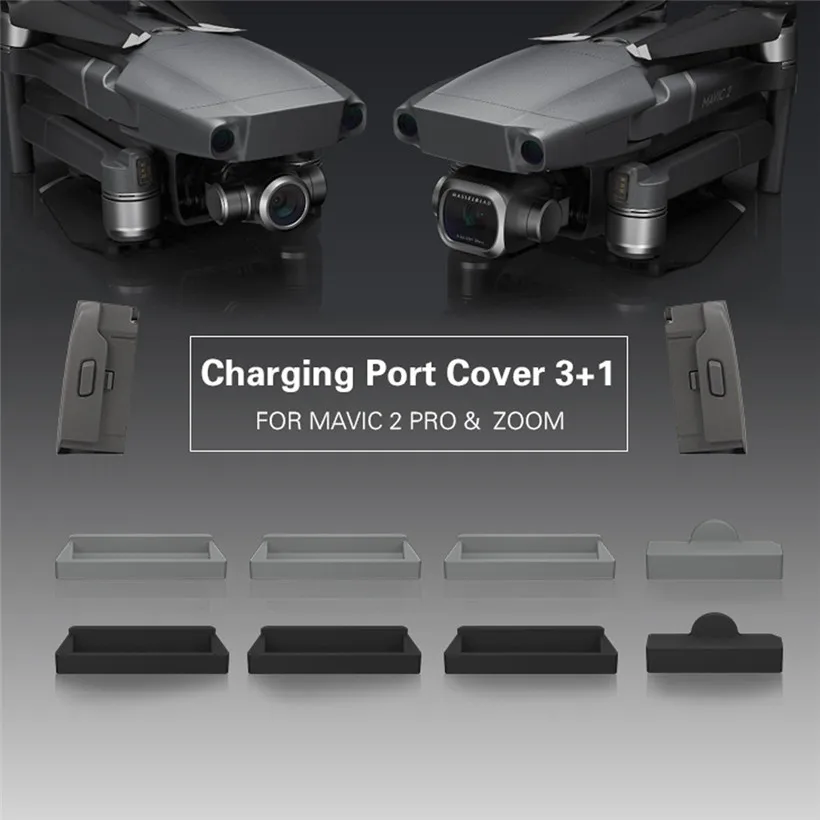 

Dust Plug Cover Case For DJI Mavic 2 PRO/Zoom 1PC For Frame 3PC For Battery 80907