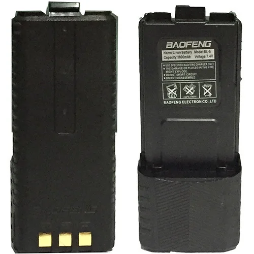 7,4 v большой 3800 mah Baofeng UV-5R Батарея для радио Walkie Talkie Запчасти Бао Фэн 3800 mah УФ 5R uv5r baofeng аксессуары