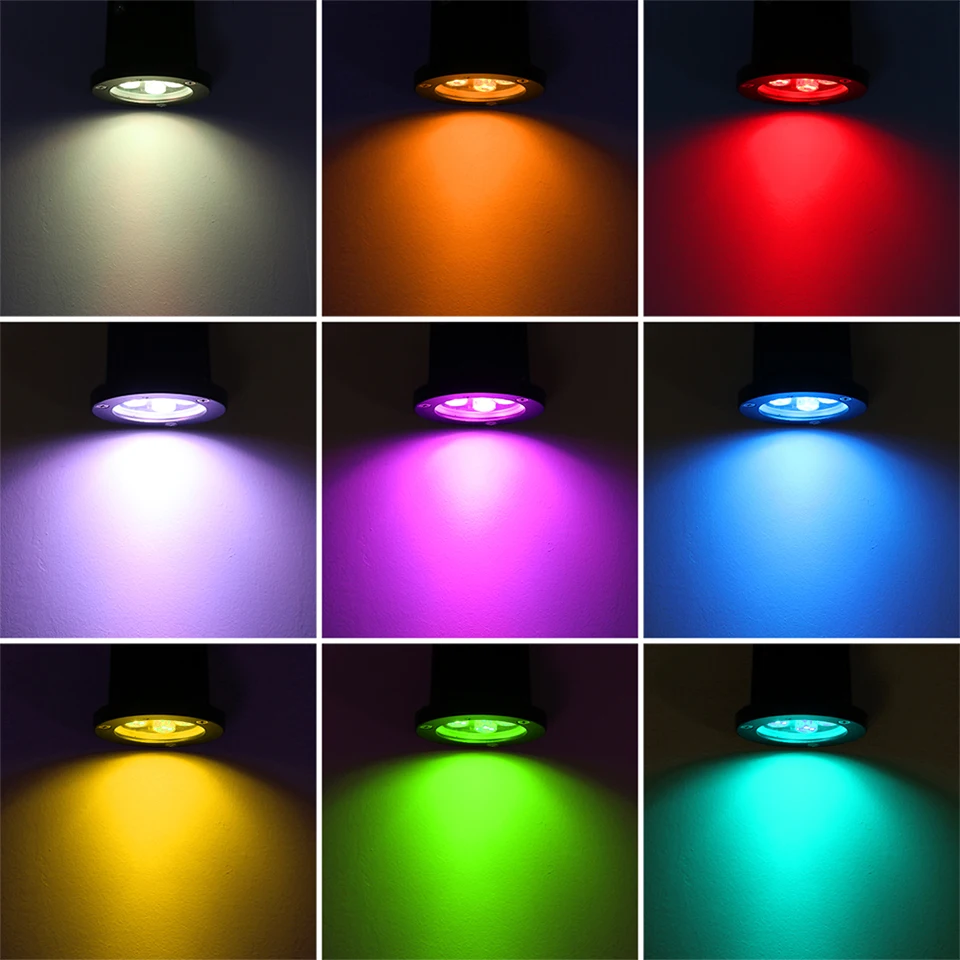 Binval RGB 6/8/12 Вт Светодиодная лампа для газона Водонепроницаемая IP65 LED садовое