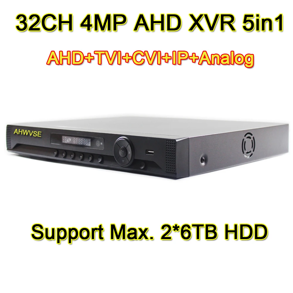 

Fast Shipping 32CH 16CH 4MP 1080P 960P 720P AHD DVR 32 Channel 5in1 AHD XVR Video Recorder NVR TVI CVI IP AHD Analog DVR