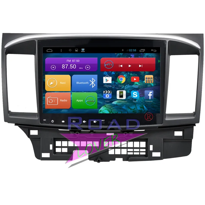 Roadlover 10 2 дюймов Android 6 0 Автомобильный мультимедийный радио плеер для Mitsubishi Lancer 2008