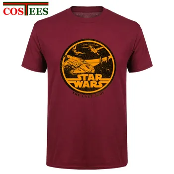 

Vintage Star Wars T shirts men The last JEDI t-shirt 2018 new arrival Retro tee shirt homme short sleeve Crewneck tshirt hombres