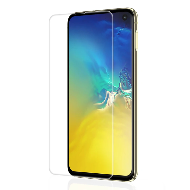 2 шт. для задней панели+ спереди 0,15 мм Защитная пленка для samsung S10e Экран протектор тонкий полный охват с обмоткой эластичной пленкой для samsung Galaxy S10Plus