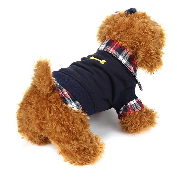 Зимняя рубашка для собак рубашка поло Одежда для собак Одежда для щенков зимняя теплая одежда свитер костюм куртка пальто Chaleco Perro