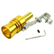 QILEJVS Universal Car Whistle Turbo Sound Exhaust Muffler Pipe Blow-Off Simulator XL