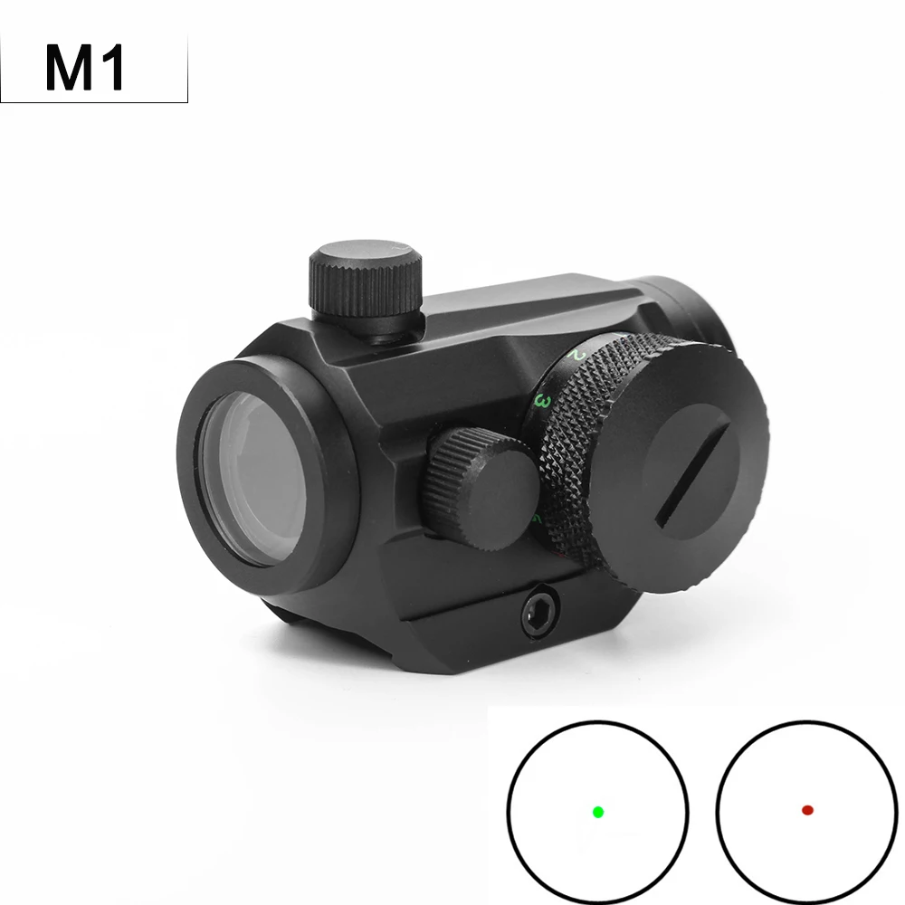

Tactical Micro 1x20RD Red Dot Sight Scope Compact Collimator Sight Fit 20MM Dovetail Rail For Pistol Airsoft Hunting Scope