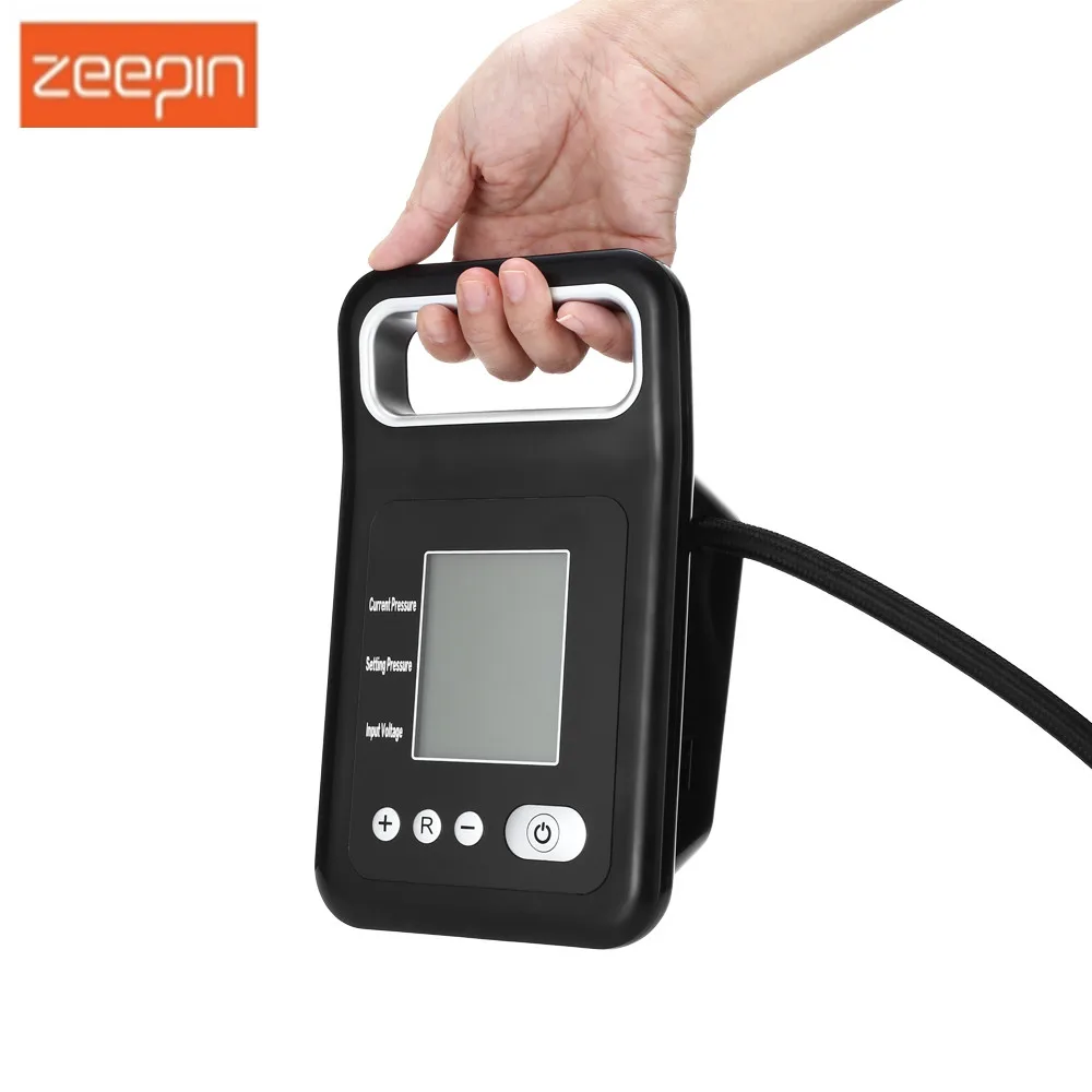 Handle 12V Car Air Pump Tire Inflator Digital Display Inflatable One-key Fast Inflating for Motorcycle Bicycle Airbed | Автомобили и