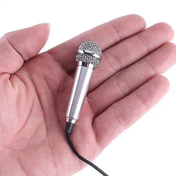 Hot Sale Mobile phone Mini Microphone 3.5mm Stereo Music Studio Speech mic Microphone For mobile phone PC Laptop Skype MSN O3