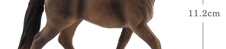 Имитация лошади модель животного пластиковая фигурка домашняя декоративная фигурка миниатюрное украшение для сада в виде Феи аксессуары современная Статуэтка из ПВХ