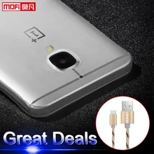 oneplus 3 case one plus 3 protection accessories oneplus 3 case tpu soft clear silicone mofi original for oneplus a3000 capa