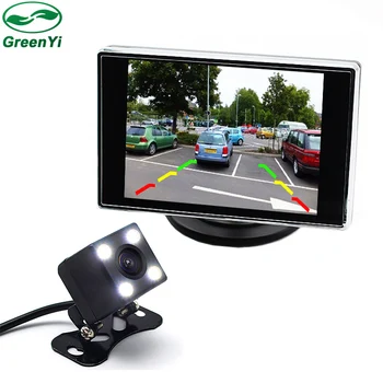 

HD 3.5 Inch Car Parking Monitor With 4 LED Night Vision Rear View Camera