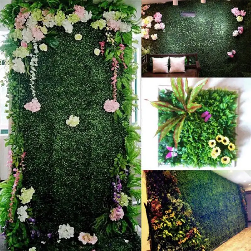 Горячая хедж завод Декоративные креативные искусственные растения поддельные растения для стены сада новые