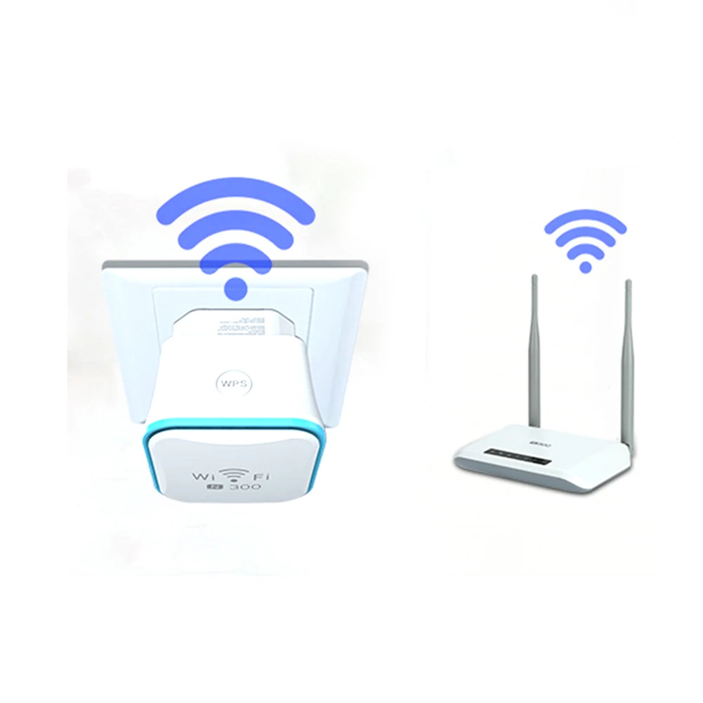 

WiFi Range Extender Mini Wireless 300 Mbps Wi-Fi Repeater Ethernet Port Internet Signal Amplifier LCC77