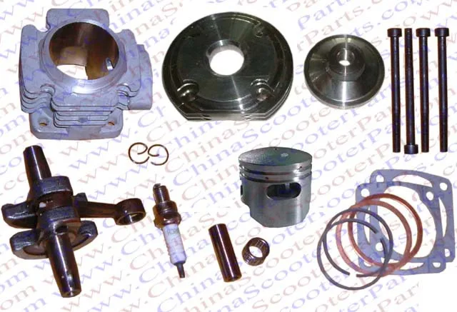 

Performance Cylinder Head Piston Ring Crankshaft Kit (Big Bore Kit) for 47CC 49CC Mini Dirt Pit Bike Parts
