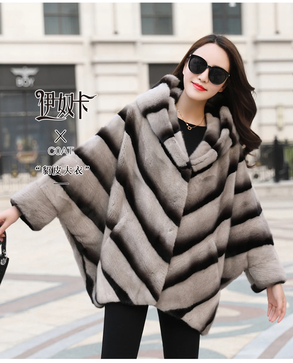 new mink fur coats. ladies' medium length full mink Cape shawl imported mink fur coat 100%natural mink fur coat