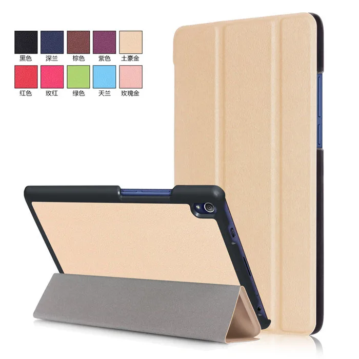 

CY-Karst Slim Folder Case Flip PU Leather shell Sleeve Stand Cases For Lenovo P8 (TAB 3 8 Plus ) 8.0" TB-8703F TB-8703X