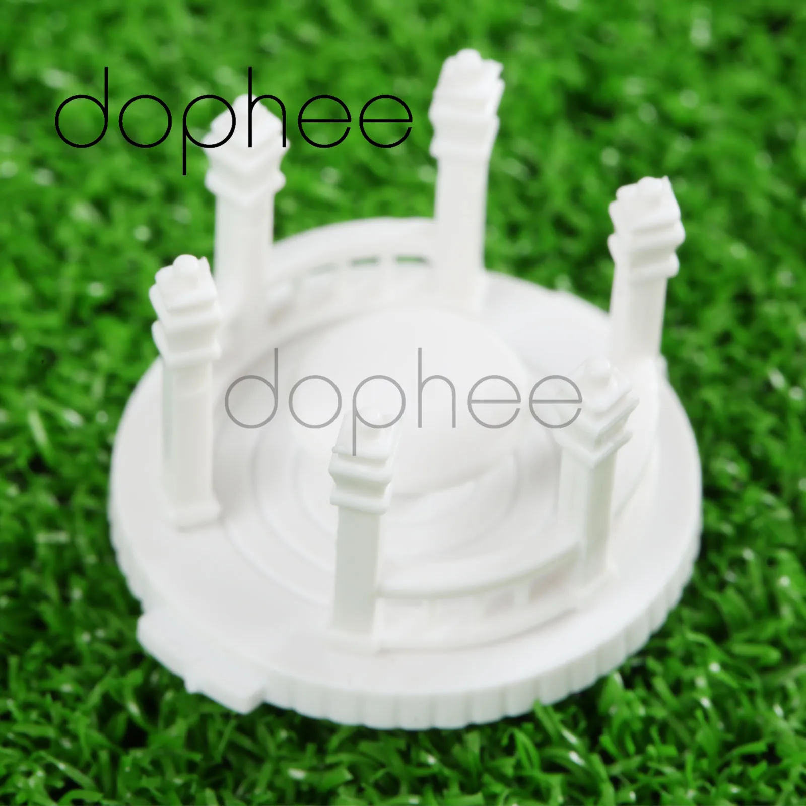 Dophee 2 комплекта шкал 1:150 белый пластиковый купол модель павильона Gloriette китайское