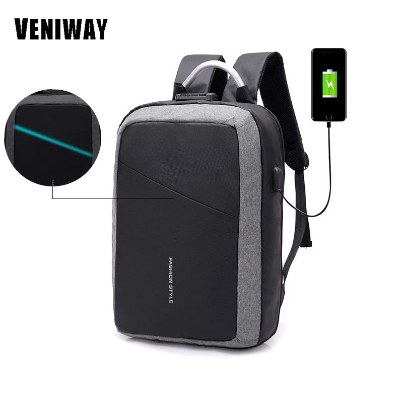 

High Quallit Business style Multifunction USB charging Backpack Large Capacity 15 Inch Breathable XD Anti-thief Design Backpacks