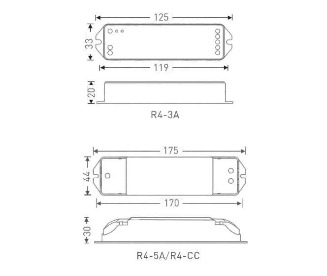 Ltech 2.4 ГГц РФ удаленного беспроводного светодиодные полосы DMX512 сенсорный диммер AC 220 В 240 В 4 зоны multi DIM контроллер с R4-CC приемник