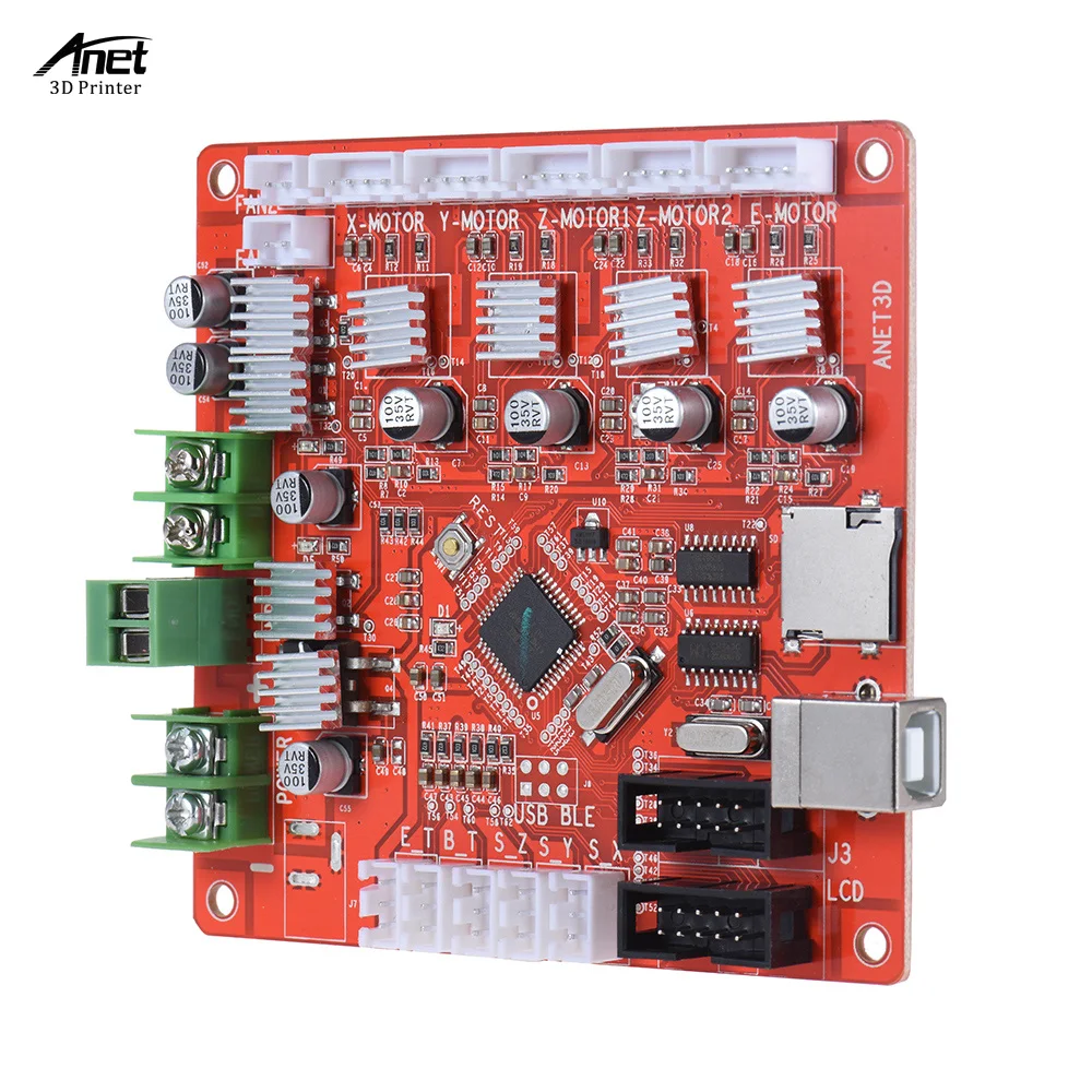 Anet A1284-Base Управление материнской платы Материнская плата для Anet A8 DIY самостоятельной сборки 3D настольный принтер