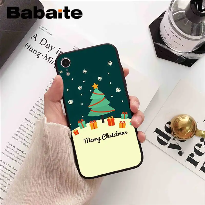 Babaite Merry Christmas Санта Клаус Олень DIY чехол для телефона для iPhone 6S 6plus 7plus 8 8Plus X Xs MAX 5 5S XR 11 11pro 11promax - Цвет: A13