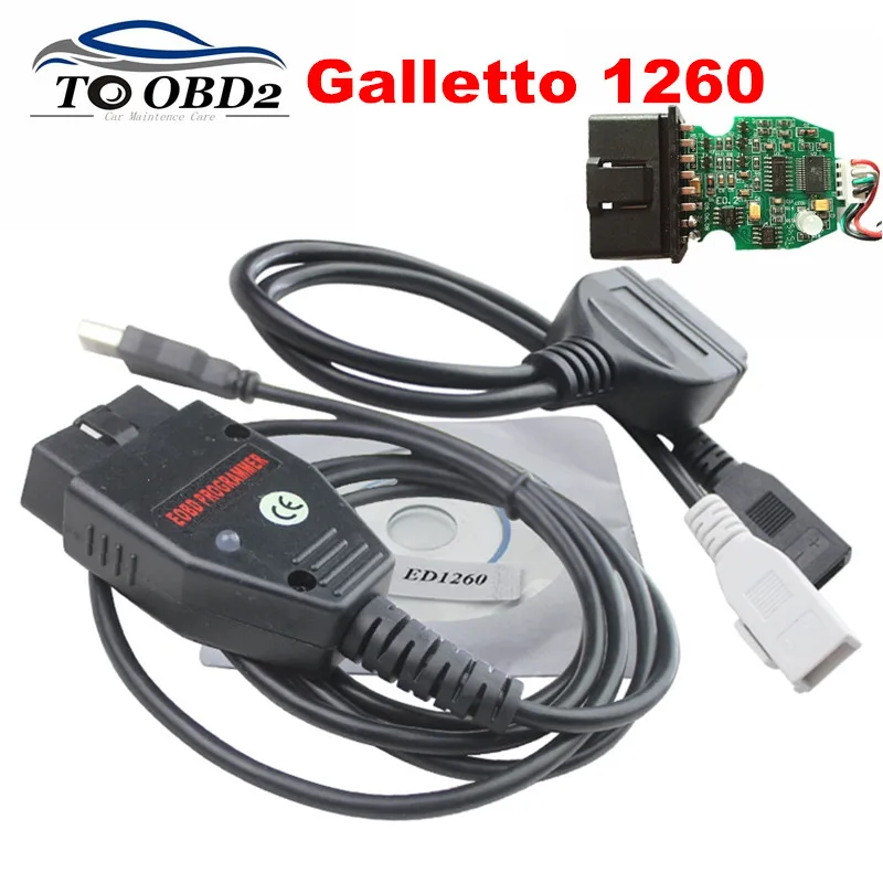 Prix pour OBD OBD2 Auto ECU Chip Tuning Interface EOBDII Programmeur Galletto 1260 ECU de Lire et Écrire De Voiture EOBD-1260 FT232RL de Travail EDC15/16 Prix pour OBD OBD2 Auto ECU Chip Tuning Interface EOBDII Programmeur Galletto 1260 ECU de Lire et Écrire De Voiture EOBD-1260 FT232RL de Travail EDC15/16