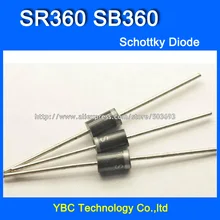 40 шт./лот SR360 SB360 3A/60 V диод Шоттки