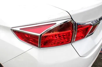 

For Honda City 2014 2015 2016 Chrome Front Head Light & Rear Tail Light Frame Cover Trim 6pcs