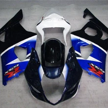 Для Suzuki GSXR1000 2003-2004 K3 обтекатель Наборы GSXR1000 03 обтекателя Наборы GSX-R1000 2003 цвет: черный, Синий Белый зализа Abs