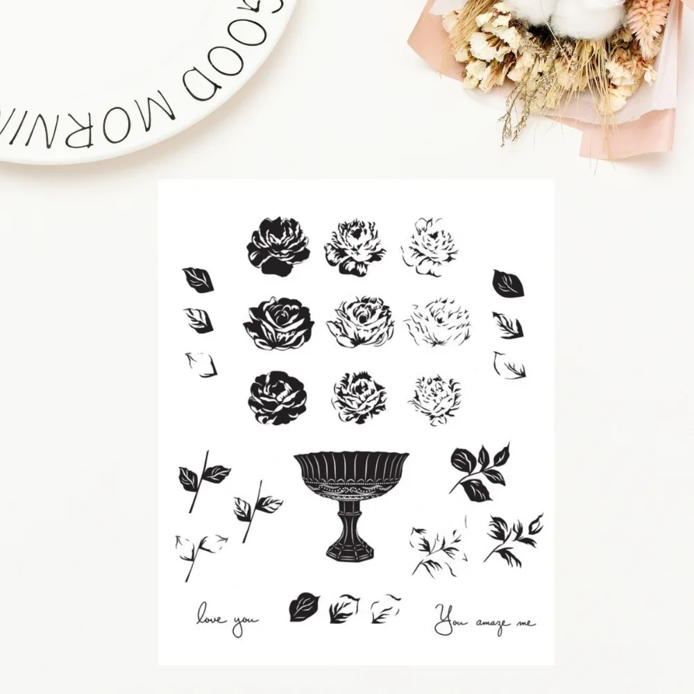Flwoers-and-Leaf-Transparent-Clear-Silicone-Stamp-Seal-for-DIY-scrapbooking-photo-album-Decorative-clear_conew2