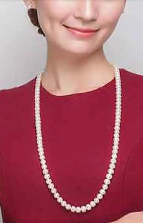 

8-9mm south sea white pearl necklace 24