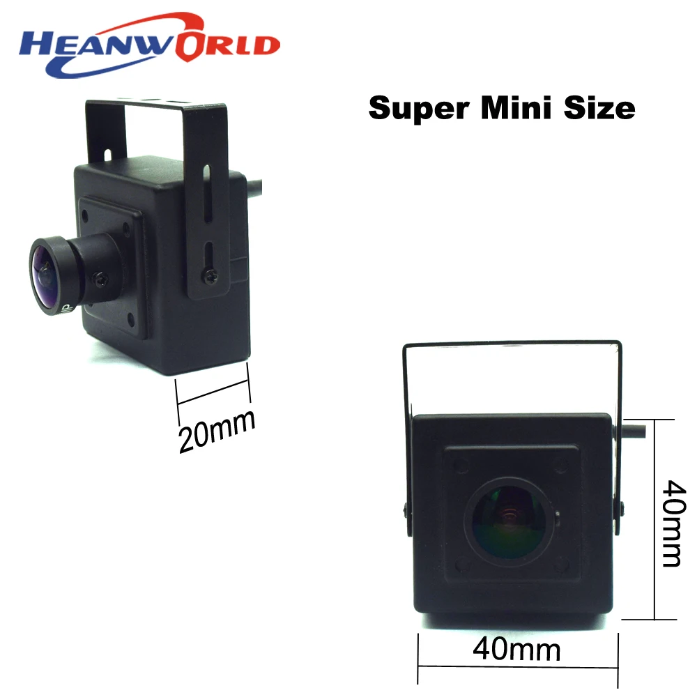 IP камера Heanworld компактная со встроенным микрофоном 1080P 2 1 мм угол 140
