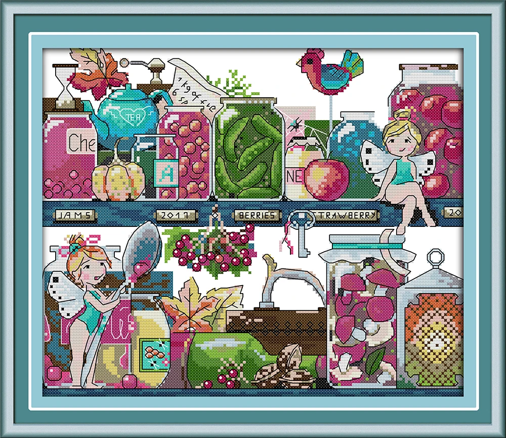 

Storeroom cross stitch kit animal18ct 14ct 11ct count print stitching embroidery DIY handmade needlework plus