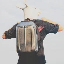 

This Perfect Backpack Anti Theft Backpack Hard Shell Backpack Men Travel Bag Black Creative Alien Casual Laptop Waterproof