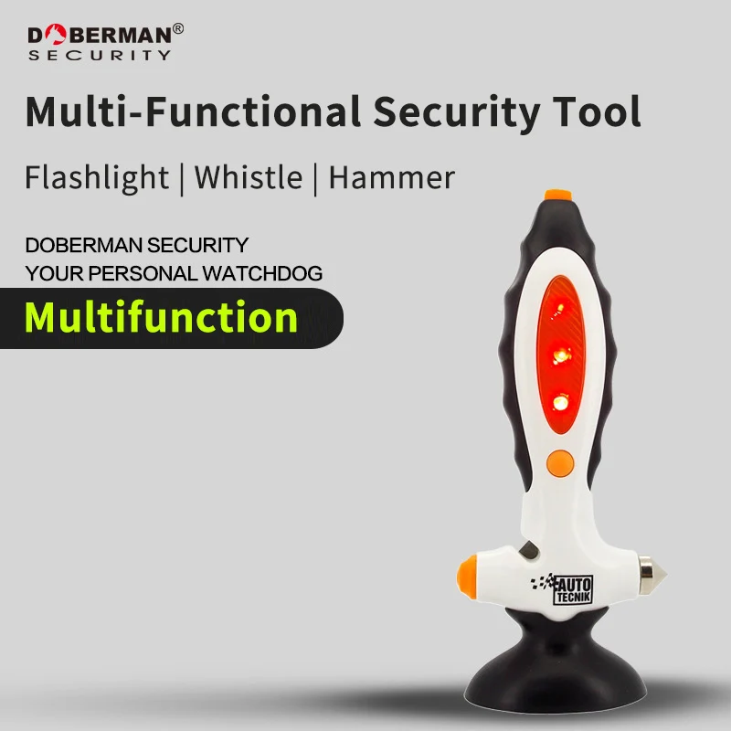 

Doberman Security Multifunction Security Tool Car Escape Tools Glass Breaker Seat Belt Rescue Hammer Emergency Safety Car Tool