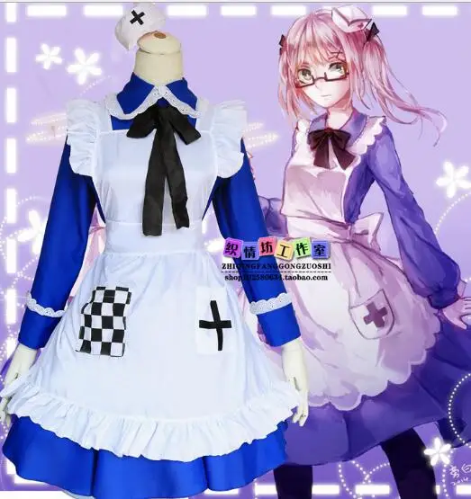 

Anime cosplay Axis Powers hetalia Rosa Kirkland Maid Servant Dress Costume Set Lolita Dress Maid Cosplay