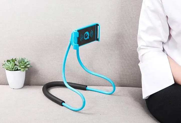 

1PC Long Arm Lazy Phone Holder Mobile Phone Flexible Bed Desk Table Stand Holder Clip Bracket Storage Rack Hanging Neck NX 042