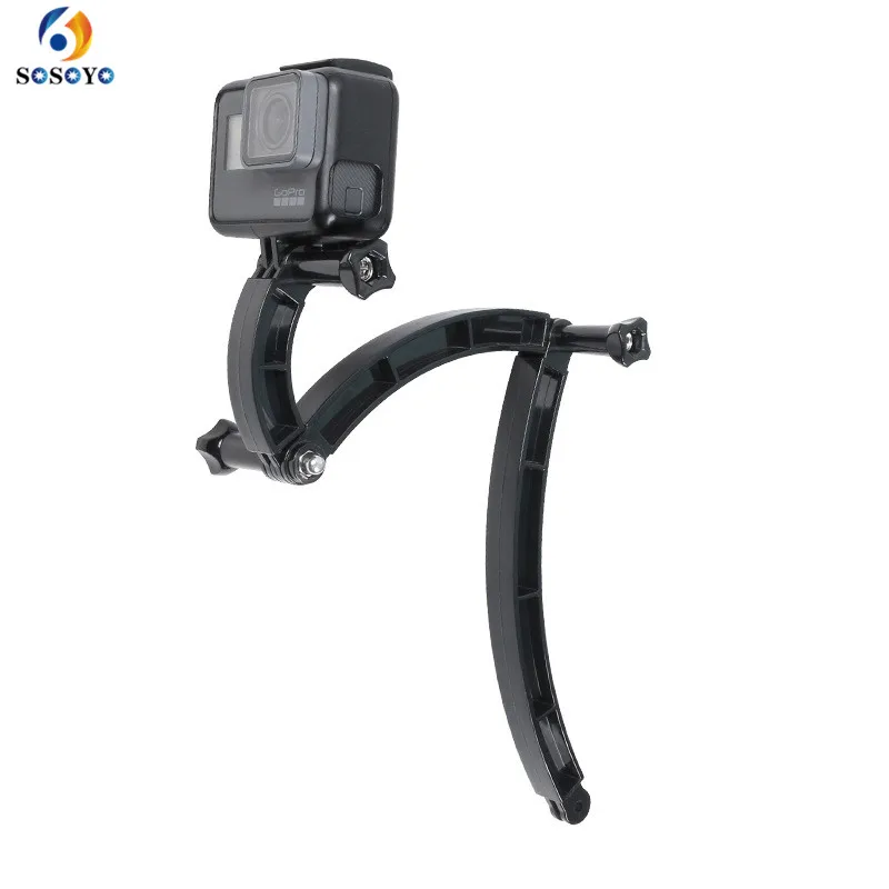 3 способа шлем удлинитель мотоциклетный шлем кронштейн регулируемый стержень для GoPro Hero 7 6 5 4 3 Xiaomi Yi камера аксессуары