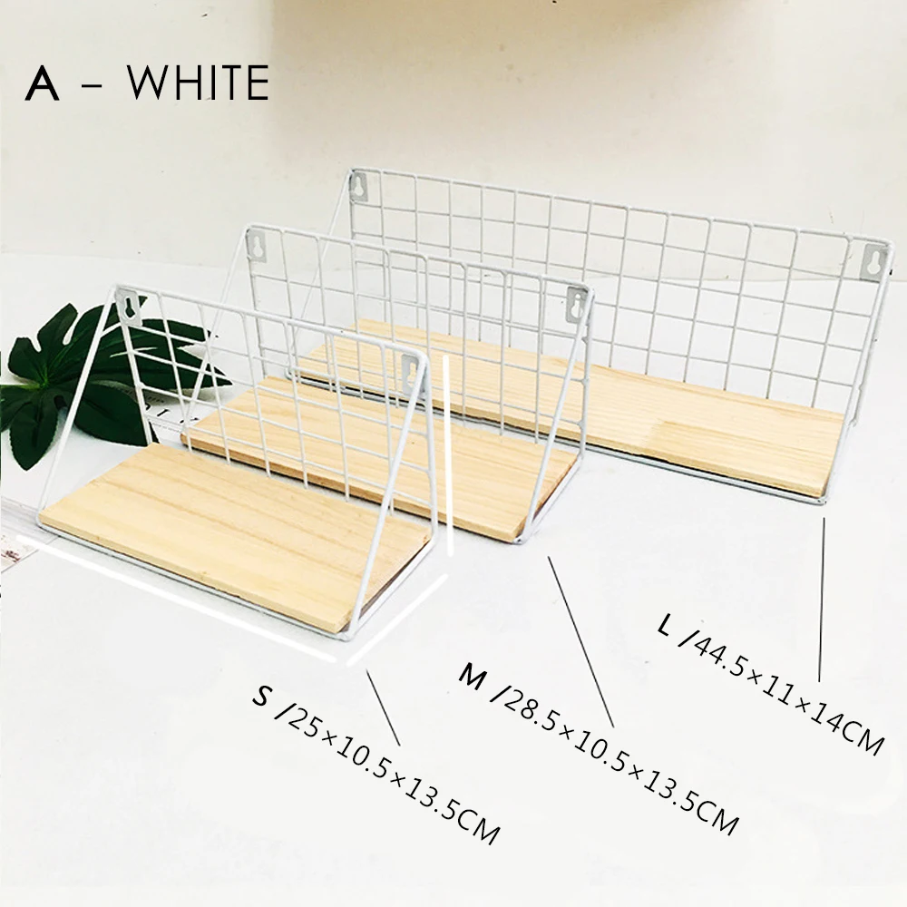 Деревянная железная настенная полка, настенный стеллаж для хранения, органайзер для кухни, спальни, домашний декор, детская комната, сделай сам, Настенный декор, держатель
