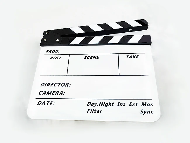 Красочные Акриловые 29 8*24 8 см фильм Хлопушка доска Slate Cut Prop Dry Erase режиссер ТВ Фильм