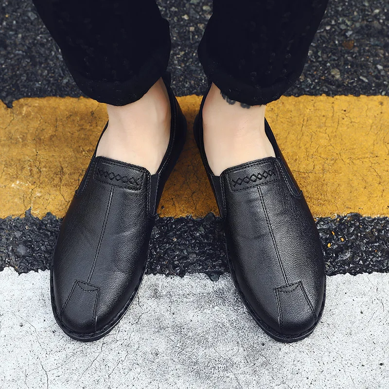 Новые мужские кроссовки 2019 весенние черные туфли мужские повседневные туфли крутые уличные мужские туфли брендовые мужская обувь ленивые