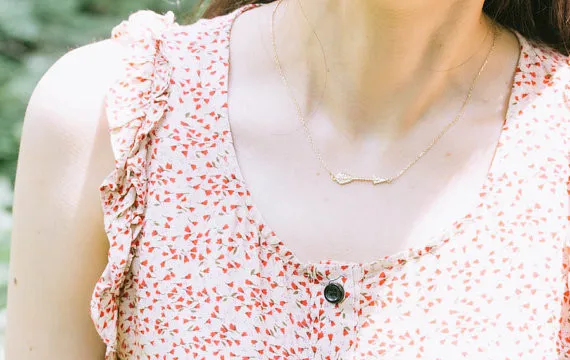 2014-Fashion-18k-gold-anniversary-inca-arrow-pendant-necklace-Free-Shipping (4)