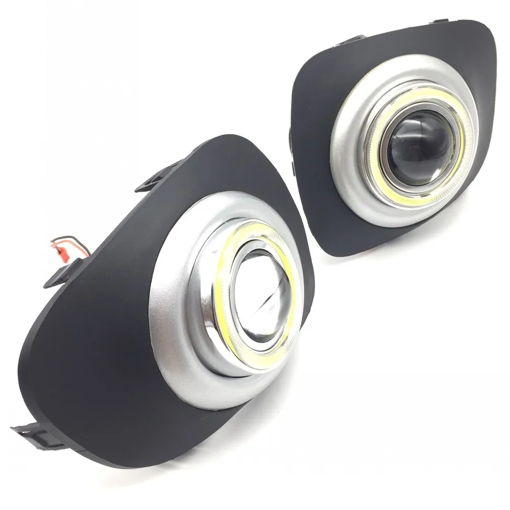  For Mitsubishi Pajero Dakar Nativa Montero Sport LED Angel Eyes DRL Yellow Signal Light H11 55W Fog - 32799795858