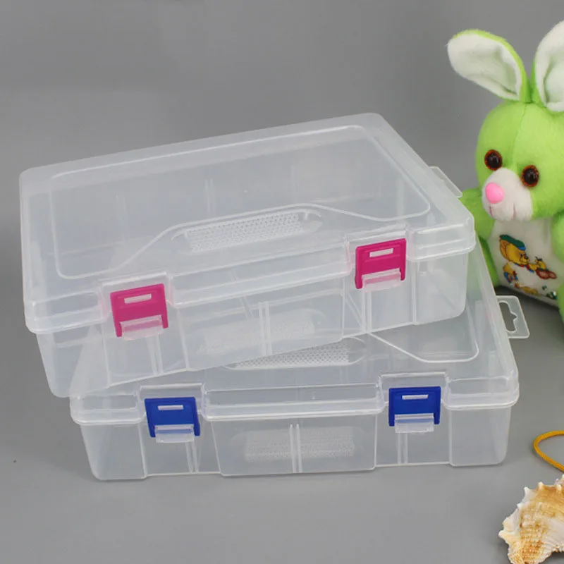 

YINUO New Arrival Fixed Transparent Plastic PP Storage Components Fishing Tackle Hook Jewelry Storage Box