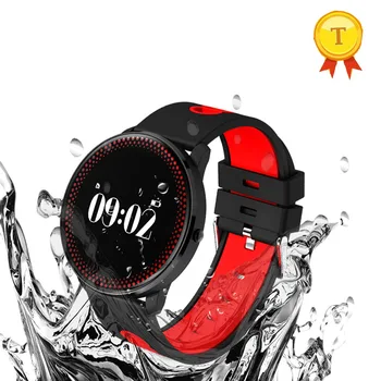 

best sell 0.96inch big round smart band waterproof blood pressure oxygen heart rate monitor smartband wristband for ios android