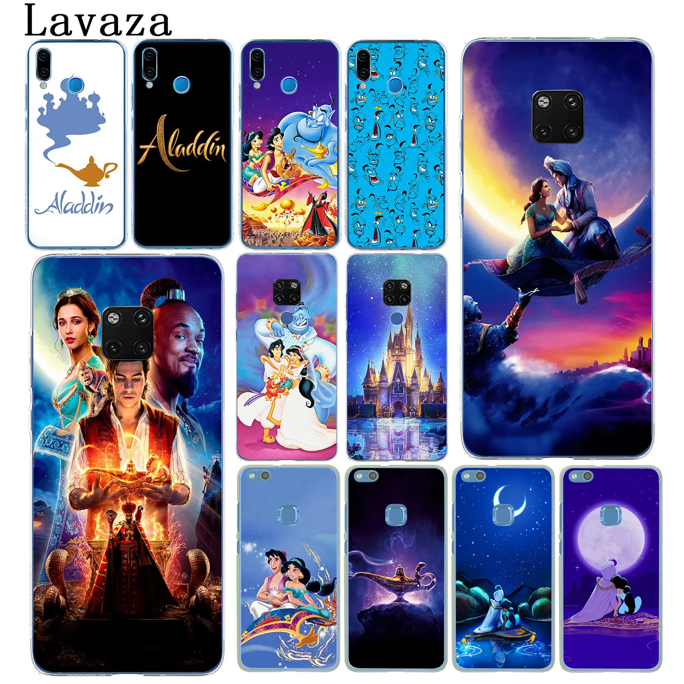 

Lavaza Princess Aladdin Cartoon Hard Phone Case for Xiaomi Redmi k20 7A 6A 4A Note 7 5 6 Pro 4 4X Plus Cover