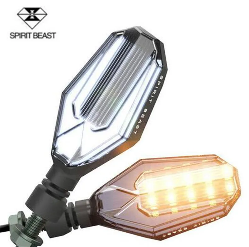 

SPIRIT BEAST Spirit Beast Waterproof Led Motorcycle Light Turn Lights Motorcycle Single Light Bright Brake Light Universal Moto