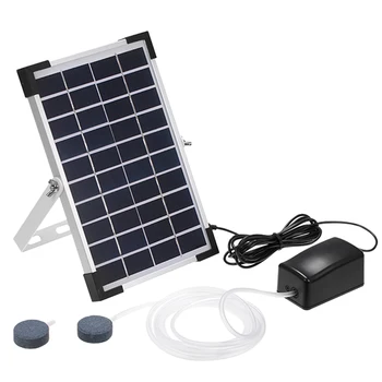 

Solar Powered Oxygenator Solar Oxygen Pump Fish Tank Oxygenator Aquarium Oxygen Aerator Pond Aerator Air Pump Fishing Aerator